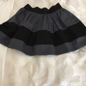 Black and gray skirt